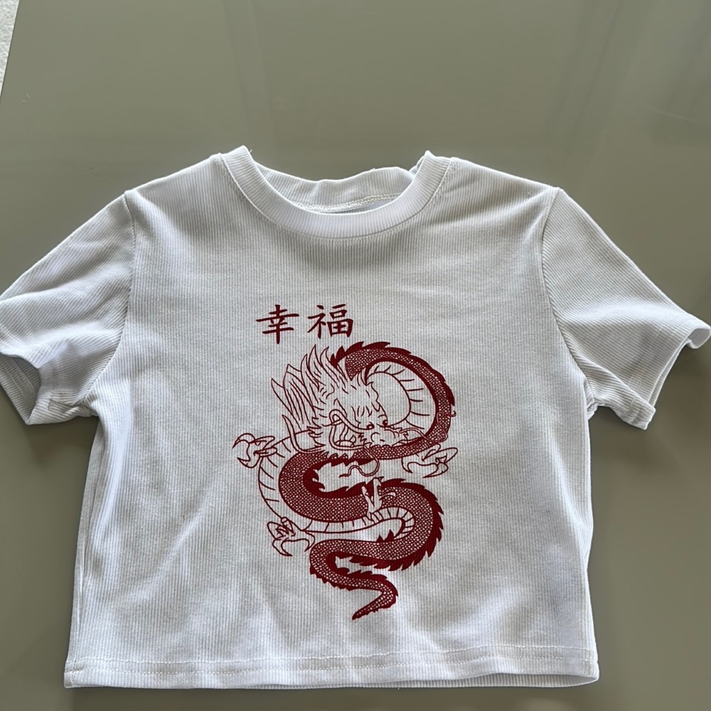 Graphic croptop Womens